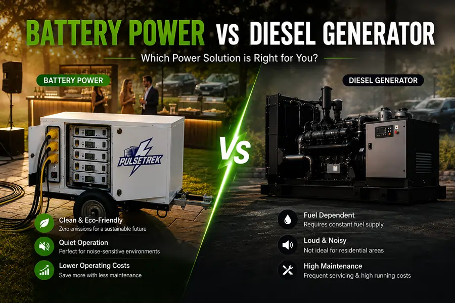 Battery Power VS Diesel Generator